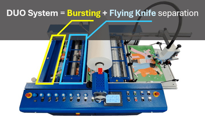 Separator DUO w laminatorze Jupiter Landscape